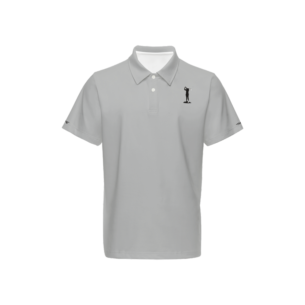 "TheUglySwing" Light Gray Polo Classic fit