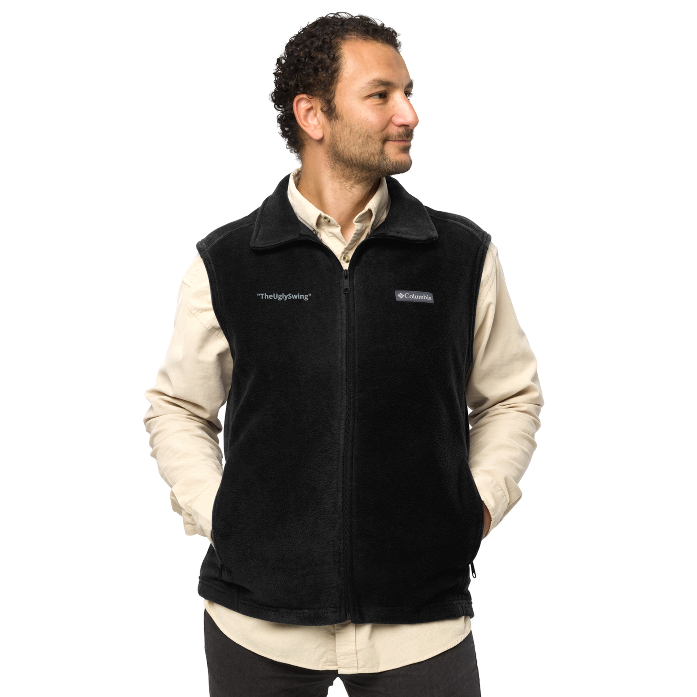 "TheUglySwing" Men’s Columbia fleece vest