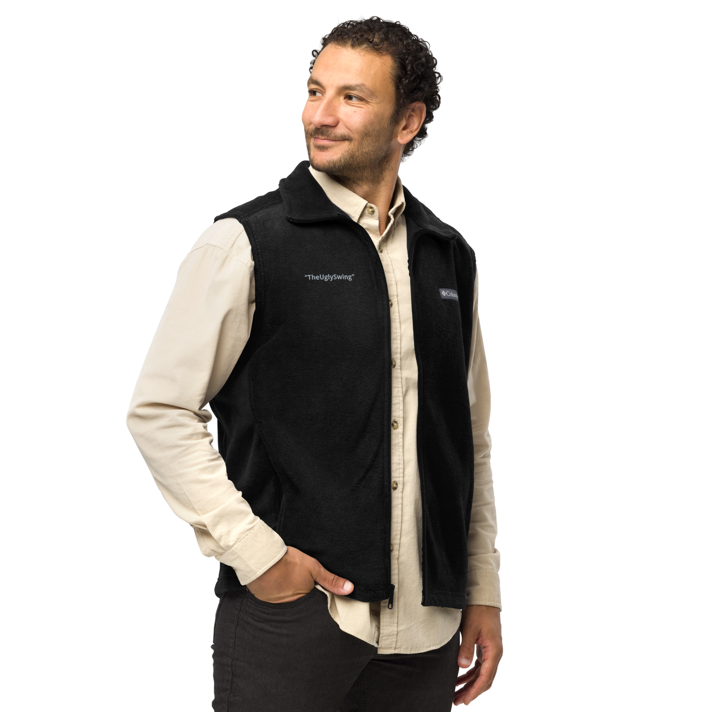 "TheUglySwing" Men’s Columbia fleece vest