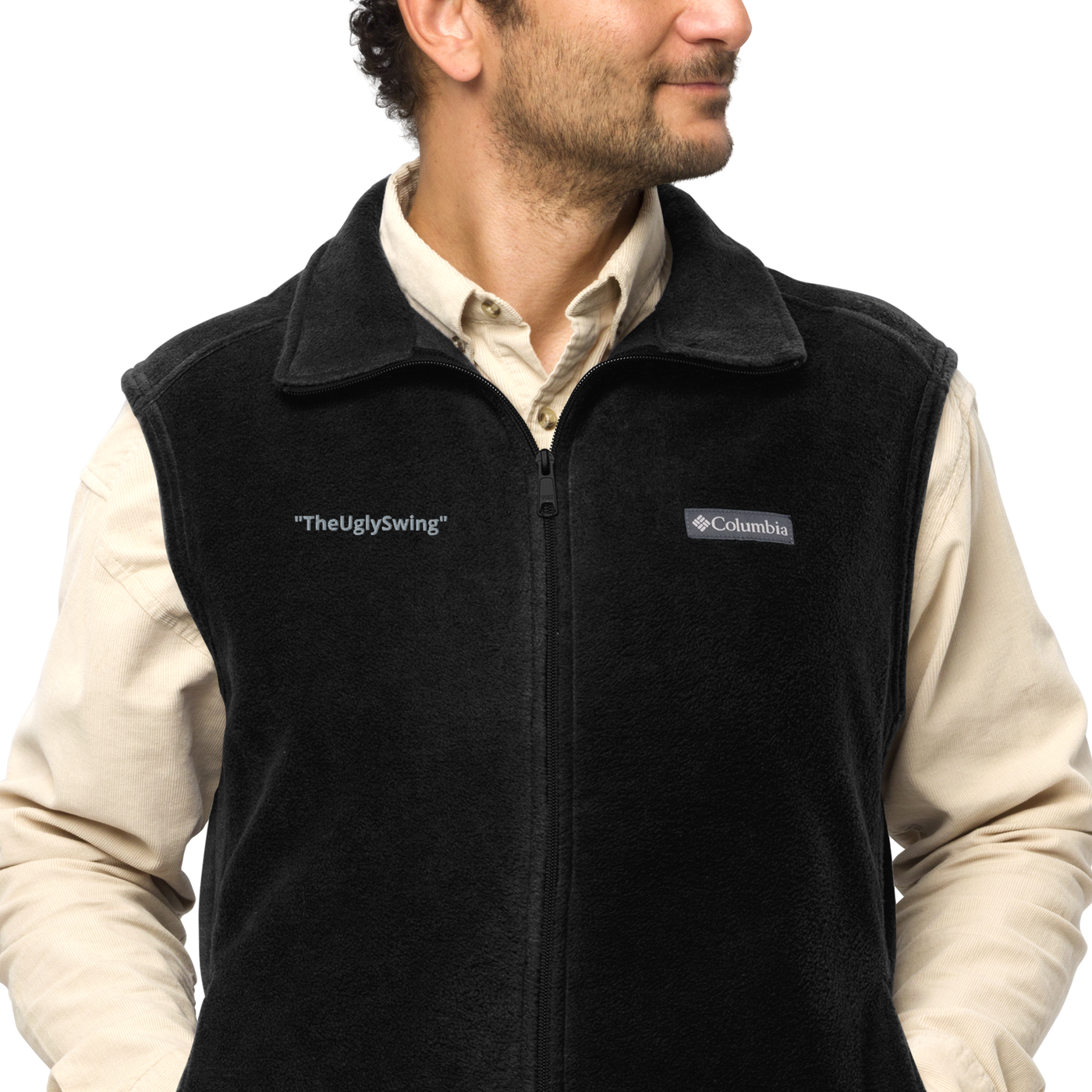 "TheUglySwing" Men’s Columbia fleece vest