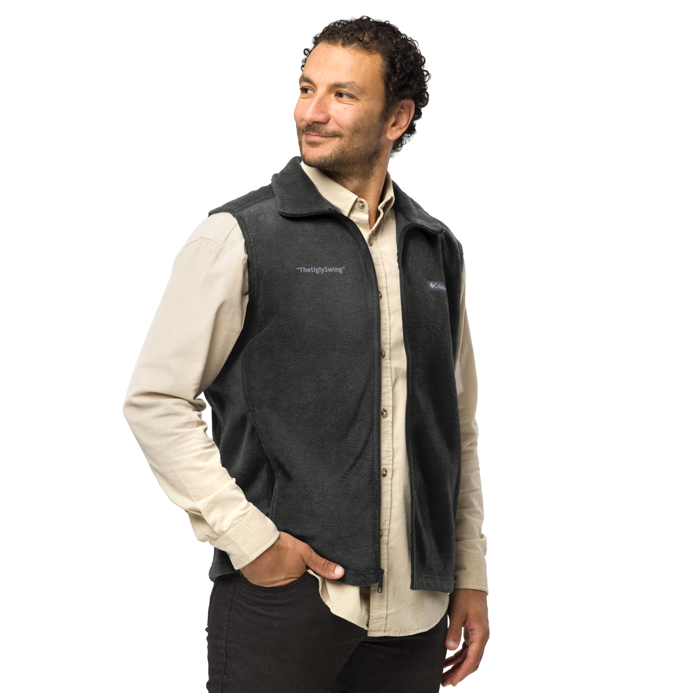 "TheUglySwing" Men’s Columbia fleece vest