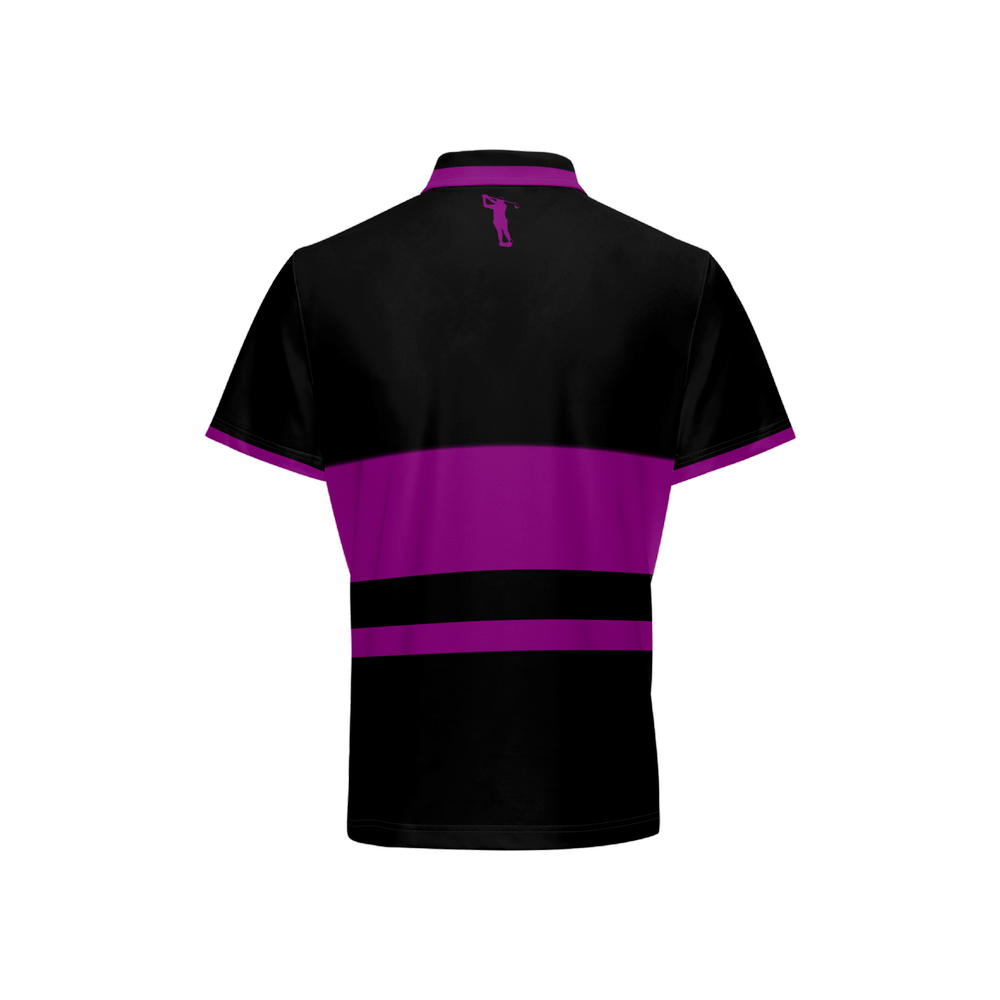 "ザアグリースイング" golf polo purple