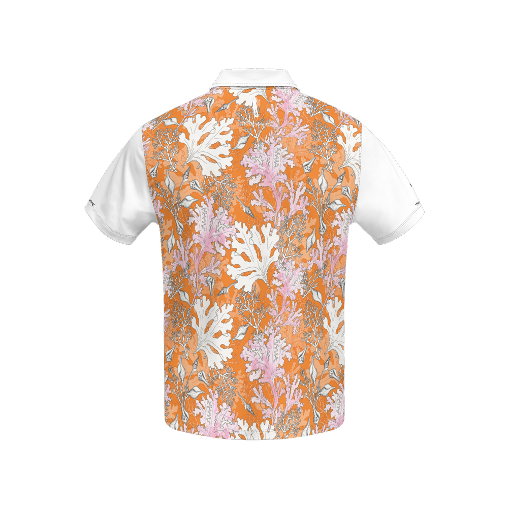 "Theuglyswing" Orange Leaves Slim fit