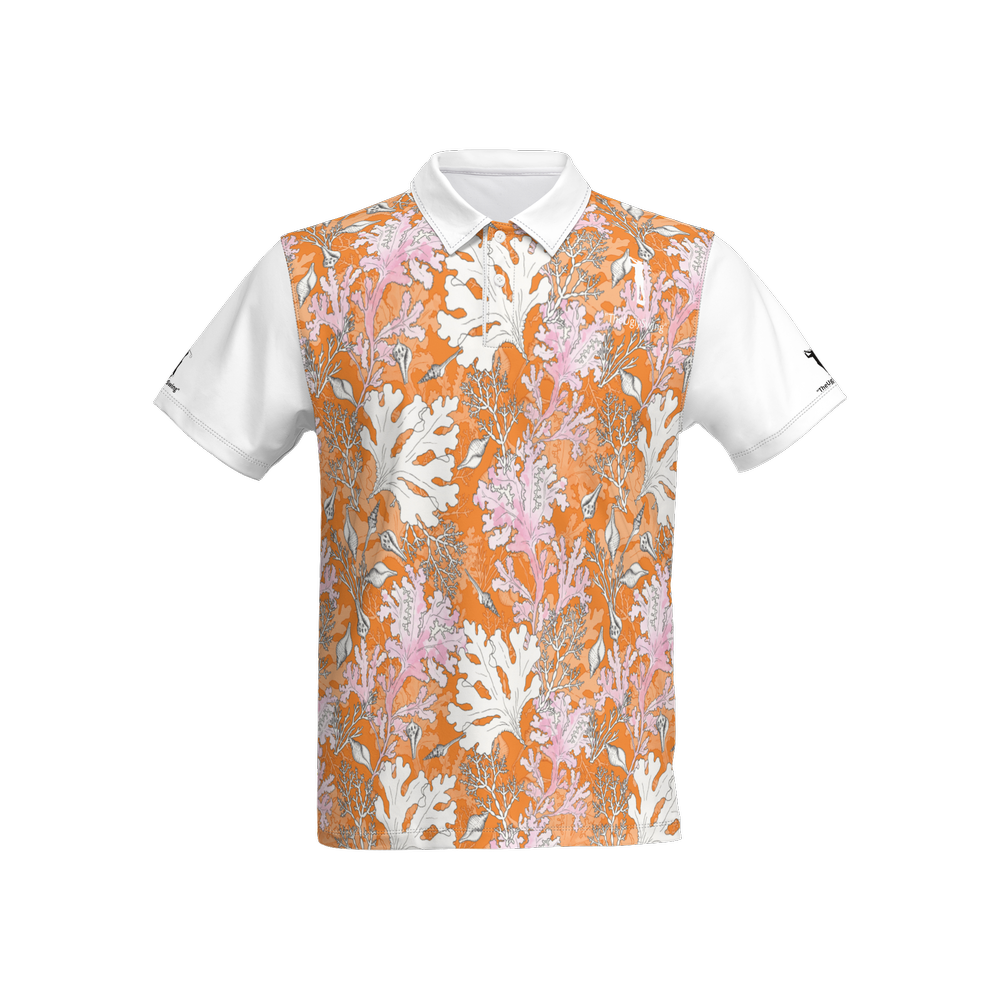 "Theuglyswing" Orange Leaves Slim fit