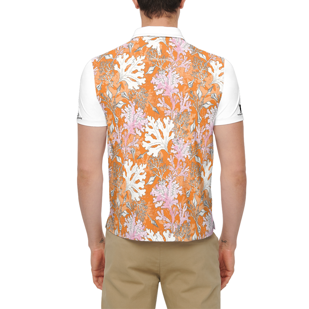 "Theuglyswing" Orange Leaves Slim fit