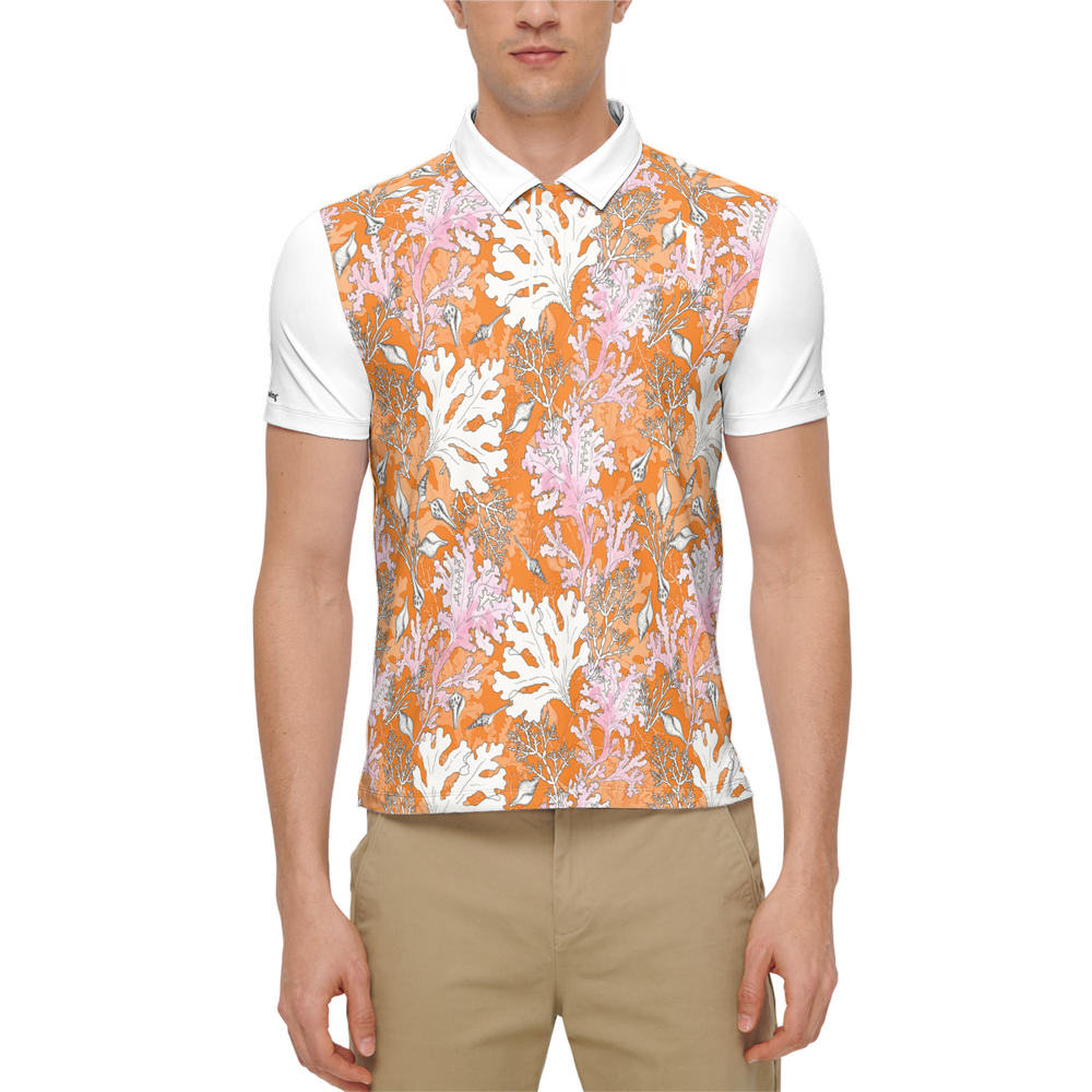 "Theuglyswing" Orange Leaves Slim fit